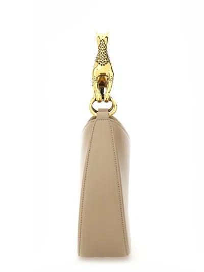 Lanvin Animal Handle Hobo Bag In Neutral