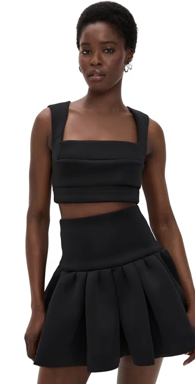 Black Halo Pamina 2 Piece Mini Dress Black