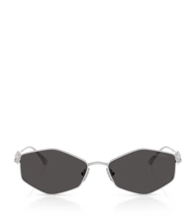 Jimmy Choo Zoey 55mm Geometric Sunglasses In Neutral