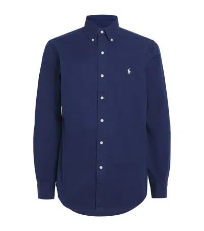 Polo Ralph Lauren Camicia Oxford Slim-fit In Blue