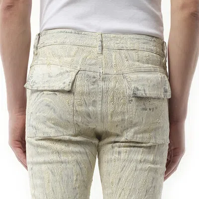 Rick Owens Men's Headon Utility Denim Pants In Brown