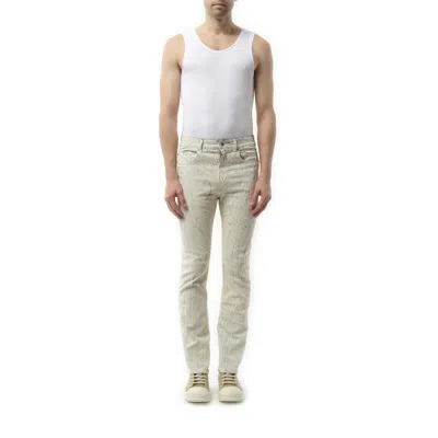 Rick Owens Men's Headon Utility Denim Pants In Brown