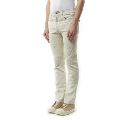 Rick Owens Men's Headon Utility Denim Pants In Brown