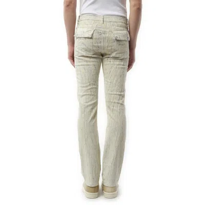 Rick Owens Men's Headon Utility Denim Pants In Brown