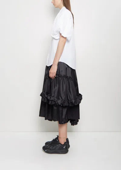 Noir By Kei Ninomiya Cotton Puffed Short Sleeve Blouse