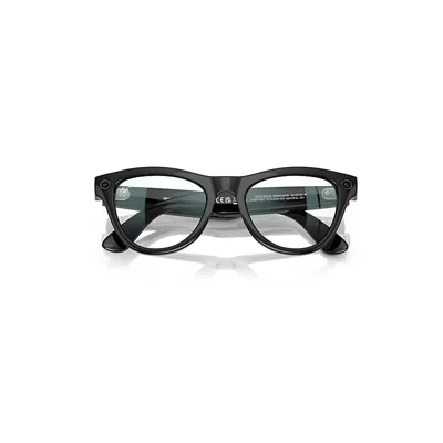 Ray Ban Ray-ban | Meta Skyler Electronics Black Frame Clear Lenses 52-20