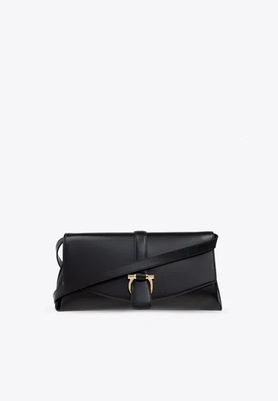 Ferragamo Small Front-flap Leather Crossbody Bag