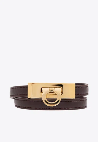 Ferragamo Gancini Double Twist Bracelet
