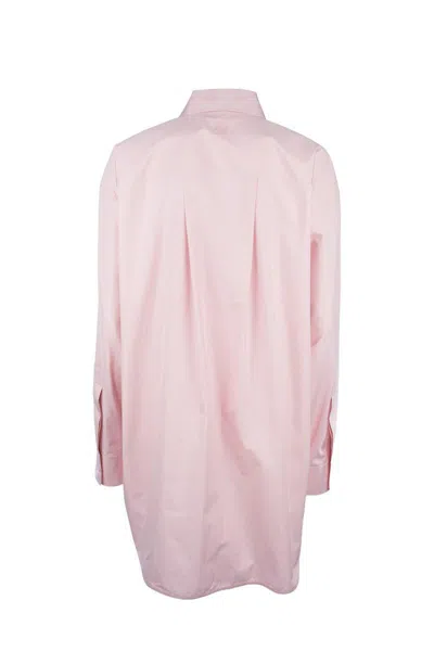 Loewe Shirts With Long Sleeves And Collared Neck In Pink
