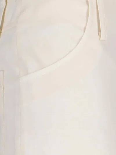 Aya Muse Knee Length And Midi Skirts In Neutral