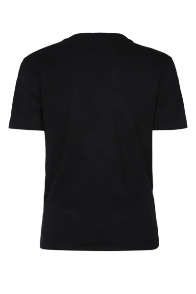 S Max Mara Graphic Print Crew Neck T-shirt With Chest Pocket