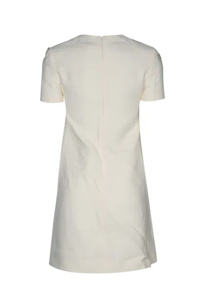 Valentino Wool-silk Bow-detail Mini Dress