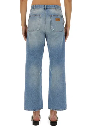 Mm6 Maison Margiela Mm6 By Maison Margiela Relaxed Fit High-waisted Distressed Jeans