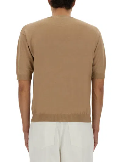 Moschino Couture Beige Wool Silk Sweater