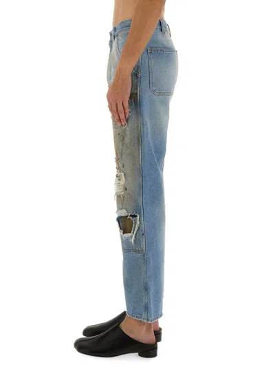 Mm6 Maison Margiela Mm6 By Maison Margiela Relaxed Fit High-waisted Distressed Jeans