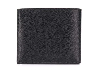 Pre-owned Saint Laurent Men's  Monogramme Matt Techno Card Holder In Black