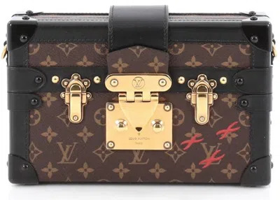 Pre-owned Louis Vuitton Women's  Petite Malle Monogram In Black/brown