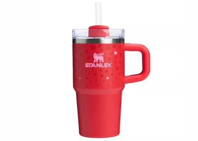 Pre-owned Stanley X Target Exclusive Valentines Day Flowstate Quencher 20oz Tumbler In Ruby Hearts