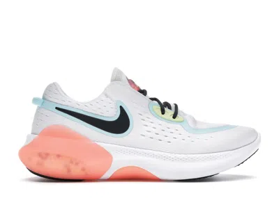 Pre-owned Nike Joyride Dual Run (women's) Sneakers In Summit White/sapphire/lava Glow In Multi