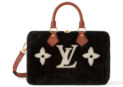 Pre-owned Louis Vuitton Women's  Speedy Bandouliere 25 In Bicolor Chocolate/cream In Multi