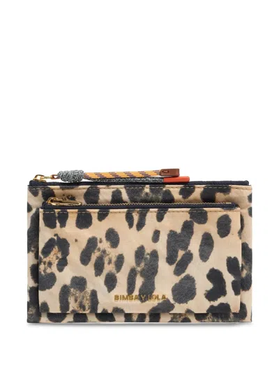 Bimba Y Lola Leopard-print Wallet