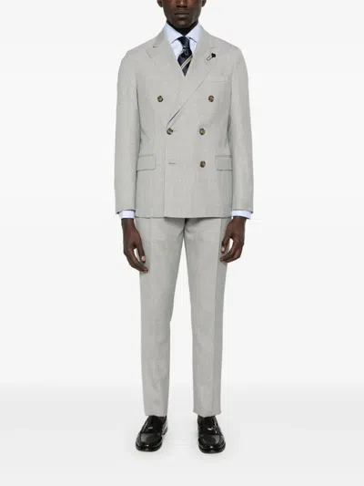 Lardini Mélange-effect Suit