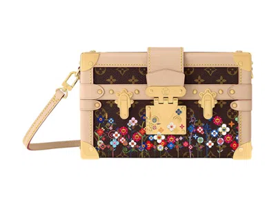 Pre-owned Louis Vuitton Women's  X Takashi Murakami Petite Malle In Superflat Monogram