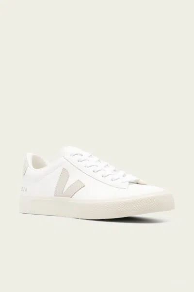 Veja Campo Chromefree Leather Sneaker In White Natural In White