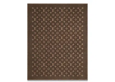 Pre-owned Louis Vuitton Women's  Neo Monogram Blanket In Brown