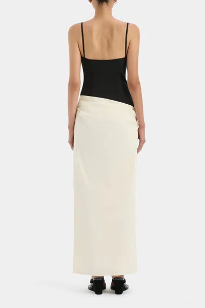 SIR FLORENT BODICE GOWN IN MONOCHROME 
