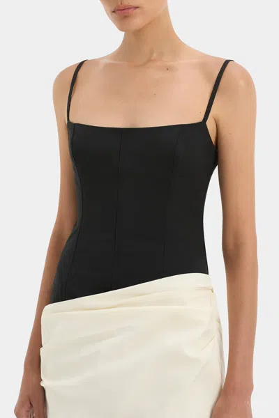 Sir Florent Bodice Gown In Monochrome