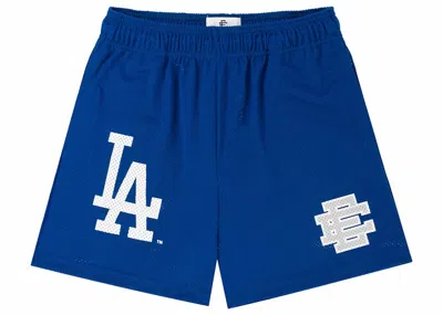 Pre-owned Eric Emanuel Men's  Ee Basic Short (fw23) In Los Angeles Dodgers