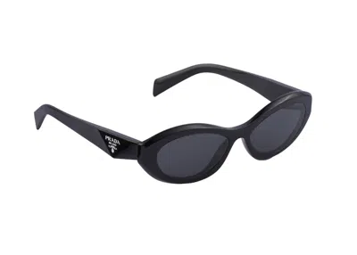 Pre-owned Prada Symbole Sunglasses In Black/slate Grey (spr26z_e16k_fe08z_c_055) In Multi