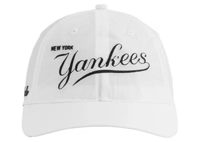 Pre-owned Aimé Leon Dore Men's Aime Leon Dore X New Era Nylon Ripstop Yankees Hat In White