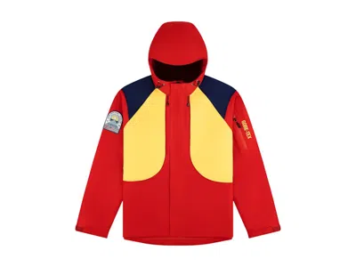 Pre-owned Aimé Leon Dore Men's Aime Leon Dore Goretex Offshore Shell Jacket In Tango Red