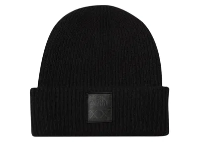 Pre-owned Kaws X The North Face Beanie (fw22) In Black