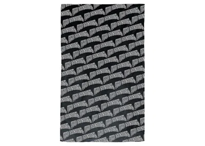 Pre-owned Nav Men's  X Vlone All Over Beach Towel In Black