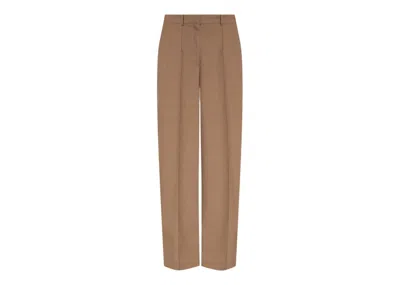 Pre-owned Burberry Women's  Jane Pleatfront Trousers In Brown