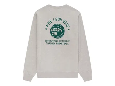Pre-owned Aimé Leon Dore Men's Aime Leon Dore X New Balance Sonny Ny Iftb Crewneck Sweatshirt In Grey In Gray