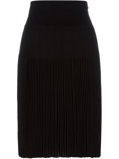 Shop Givenchy Knee Length Pleated Skirt