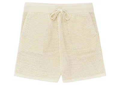 Pre-owned Aimé Leon Dore Men's Aime Leon Dore Mesh Knit Short In White