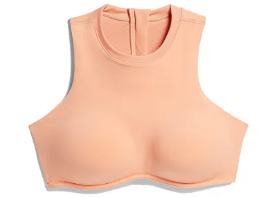 Pre-owned Adidas Originals Women's Adidas Ivy Park Mesh Crop Top (plus Size) In Ambient Blush In Pink