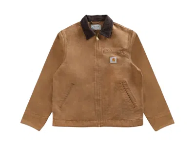 Pre-owned Carhartt Wip Detroit Jacket In S Hamilton Brown/tobacco