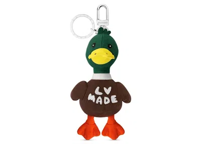 Pre-owned Louis Vuitton X Nigo Lv Made Duck Bag Charm And Key Holder In Green