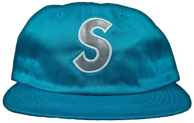 Pre-owned Supreme 3m Reflective S Logo 6 Panel In Teal