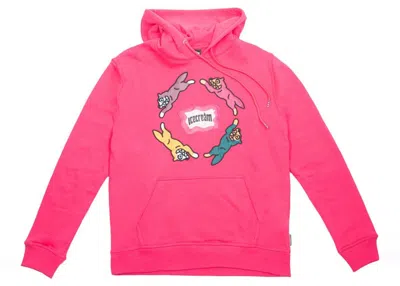 Pre-owned Ice Cream Men's  Chase Hoodie In Pink/raspberry