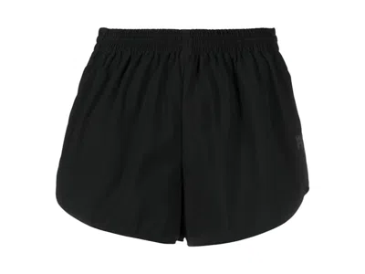 Pre-owned Alexander Wang T Women's T By Alexander Wang Marathon With Wang Puff Logo Shorts In Black