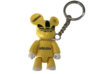 Pre-owned Toy2 Qee Adidas Adicolor Key Chain Yellow
