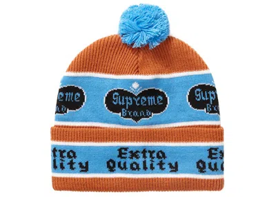 Pre-owned Supreme Extra Quality Beanie In Rust