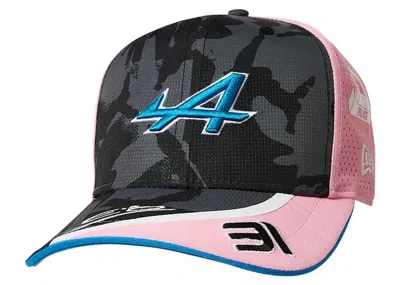 Pre-owned Palace X Kappa New Era For Alpine 9fifty Curved Brim Pit Ocon Cap In Night Desert Camo In Brown